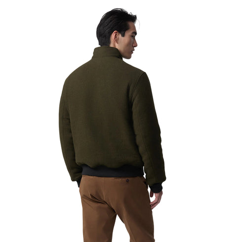 Bomber Uomo Solaris, in Tech Wool, con polsini e fondo elasticizzati